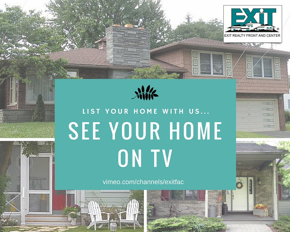 Flyer about getting your home on TV when you list with us