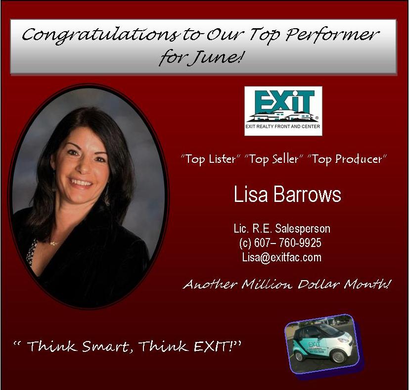 Congratulations Ad for Lisa Barrows