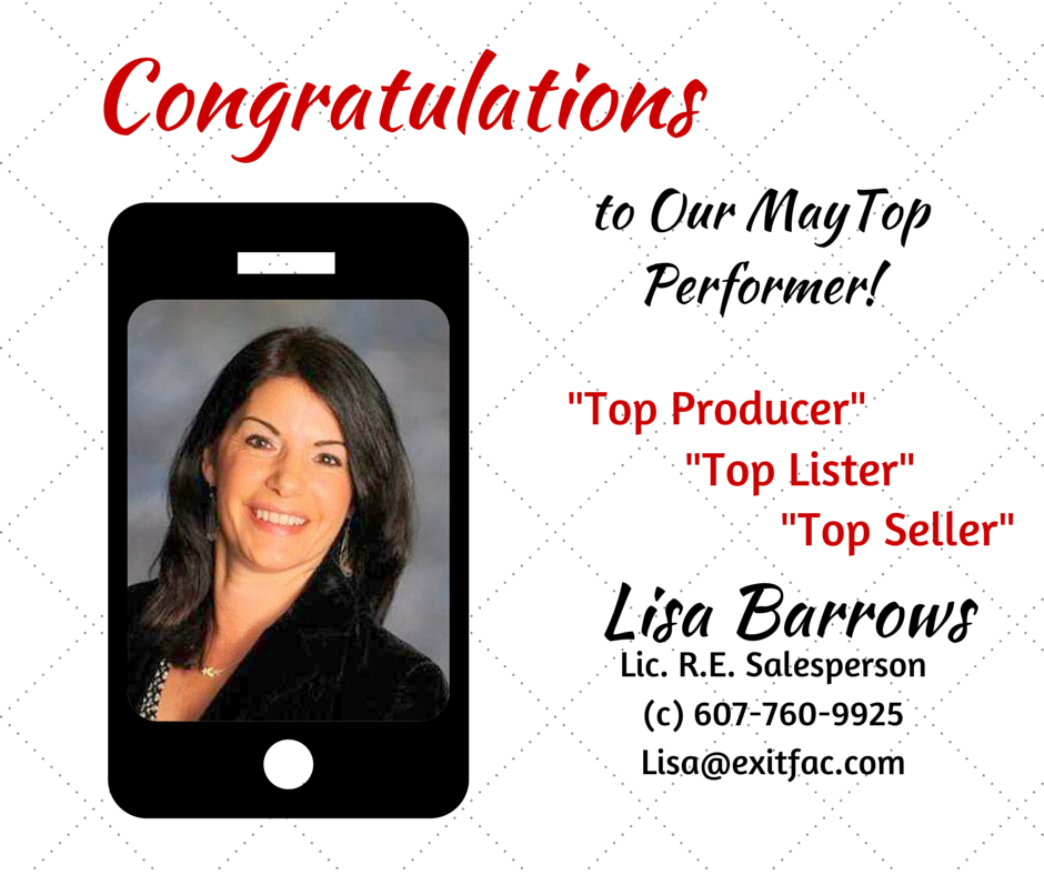 CONGRATULATIONS TO OUR TOP MAY PERFORMER!