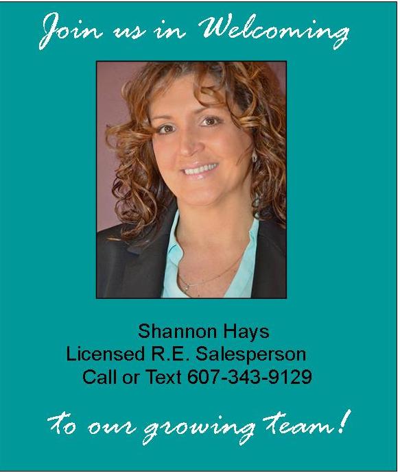 WELCOME SHANNON HAYS TO OUR OUTSTANDING TEAM!