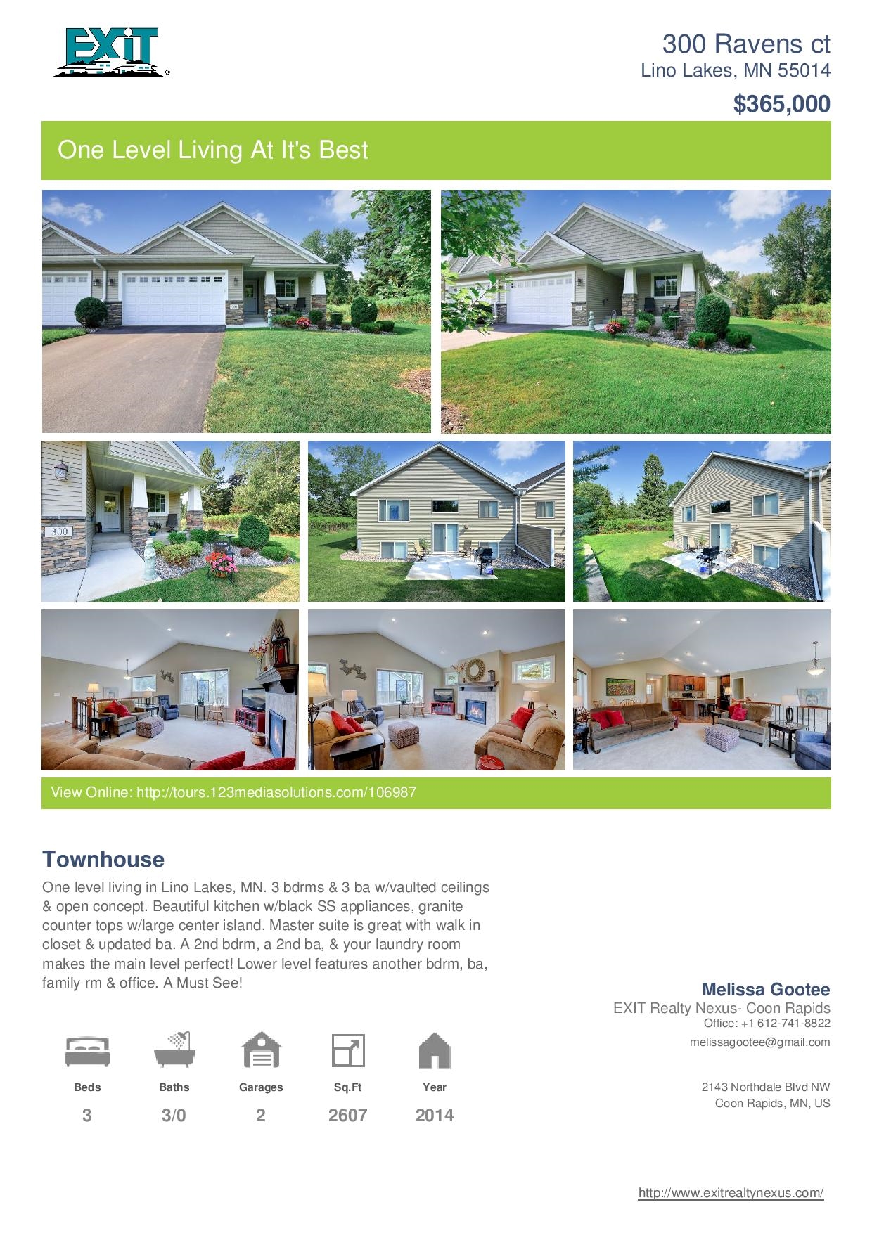 Beautiful New Listing In Lino Lakes MN