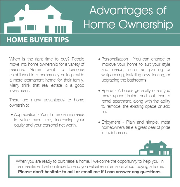 Advantages of Home Ownership