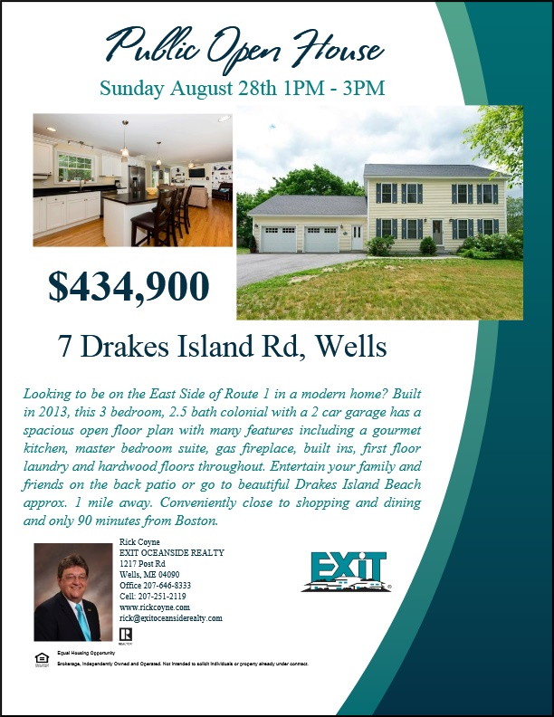 PUBLIC OPEN HOUSE - Sunday August 28th 1PM-3PM