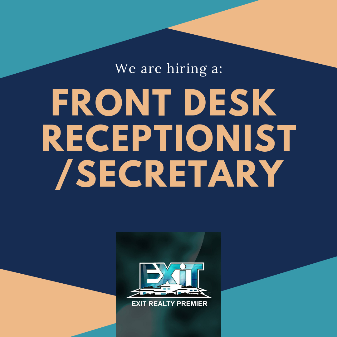 Hiring - Front Desk Receptionist/Secretary