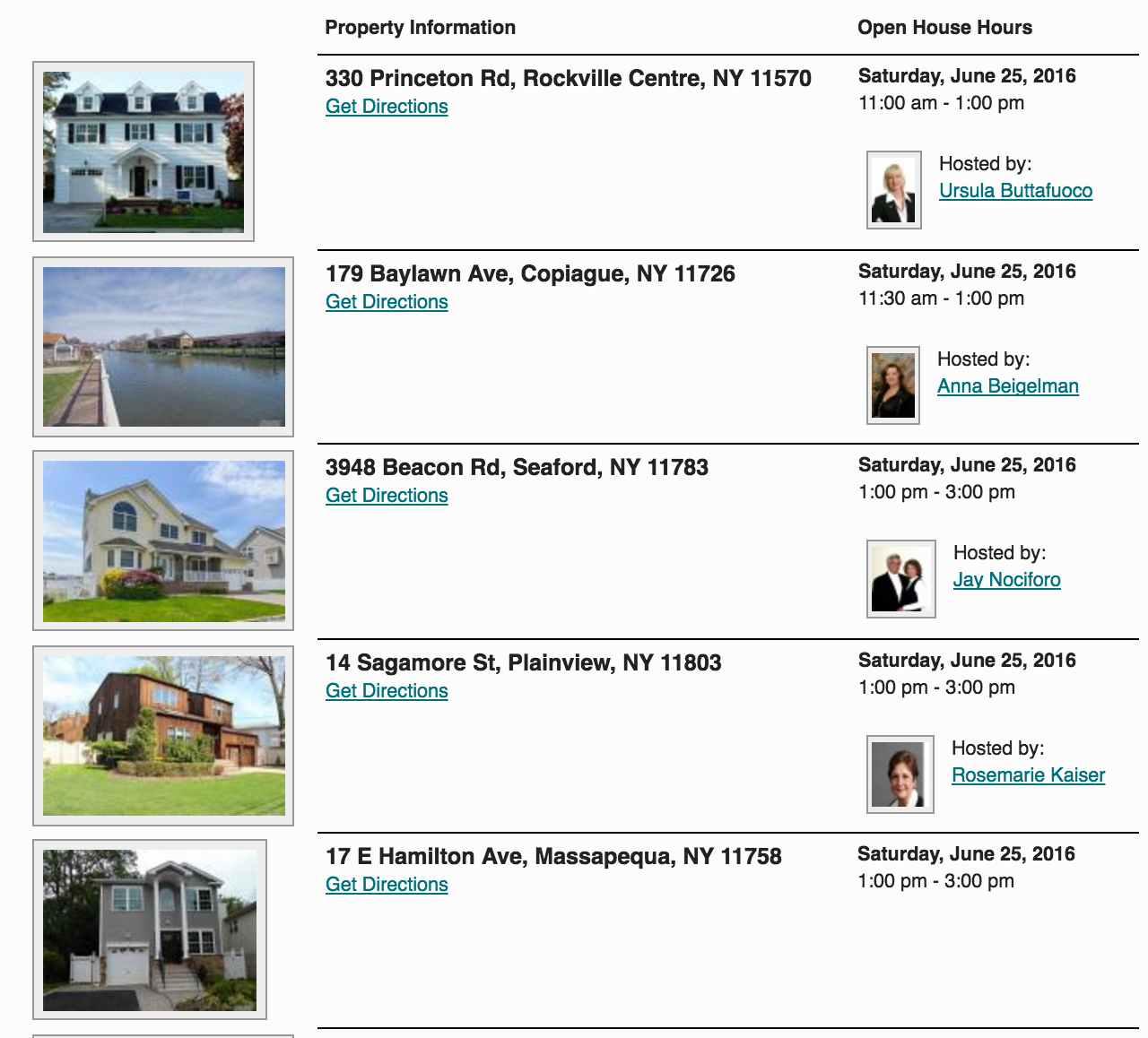 Open Houses This Weekend in Massapequa Park! 6/25 & 6/26