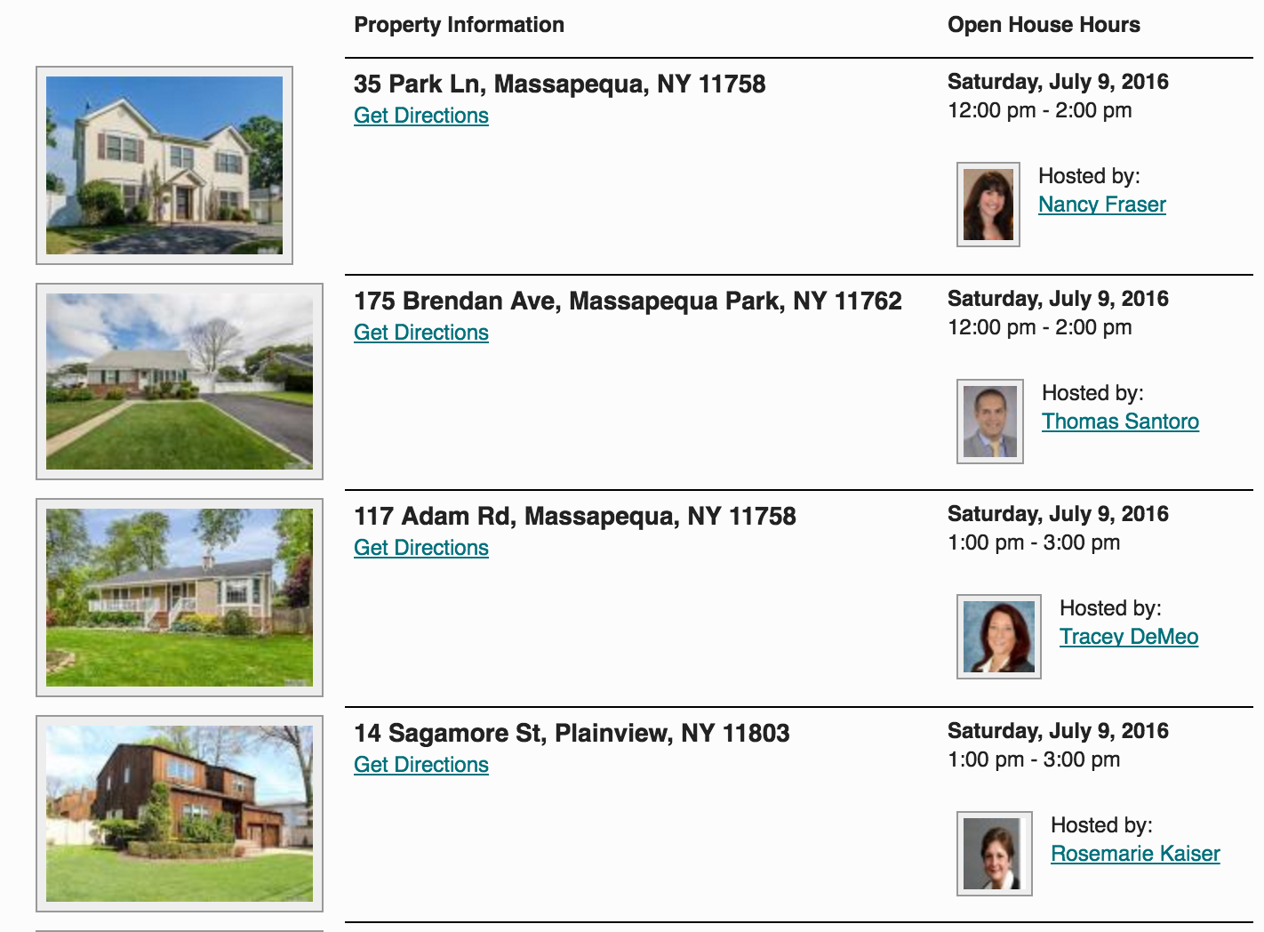 Open Houses This Weekend in Massapequa Park! 7/9 & 7/10