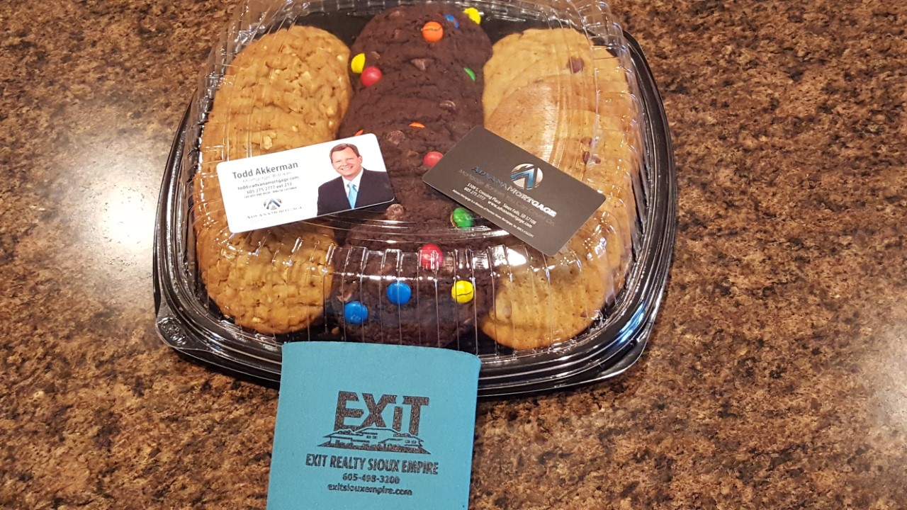 Stop by EXIT Realty Sioux Empire for a cookie!