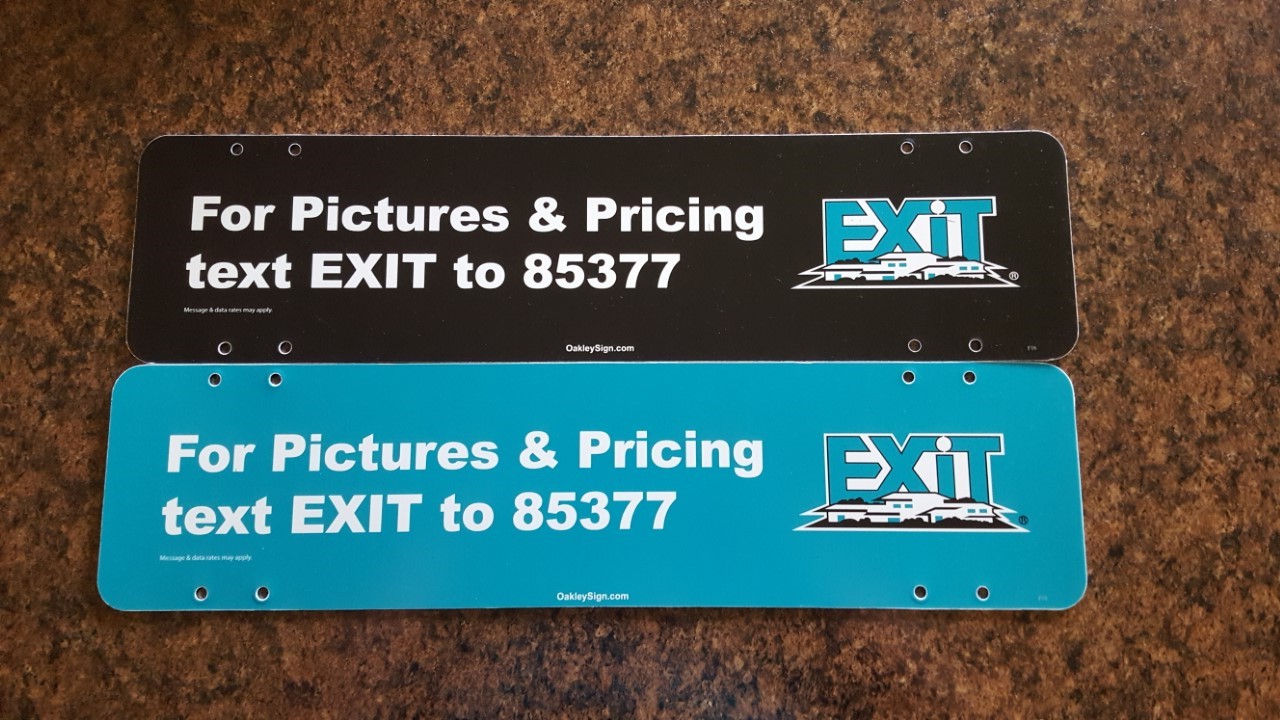 New Geolocation Smart Sign Riders by EXIT Realty Sioux Empire