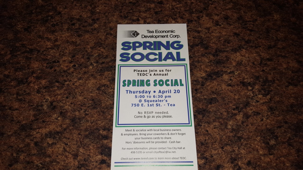 Tea Economic Development Corp Spring Social