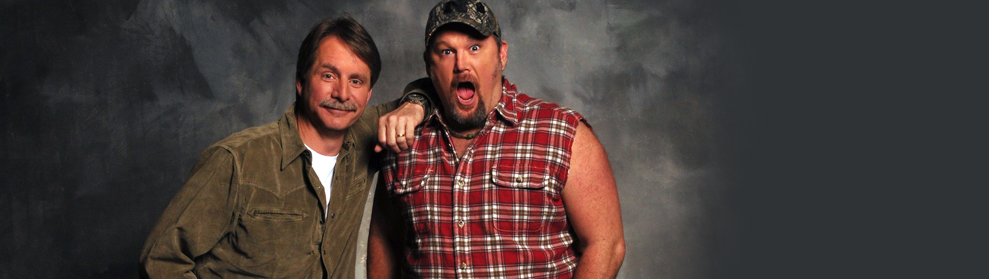 Jeff Foxworthy and Larry the Cable Guy at Denny Sanford!