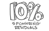 10% Sponsoring Residuals