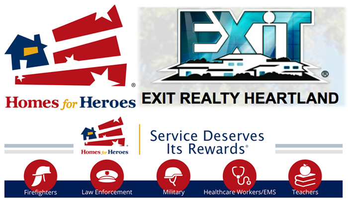 Homes for Heroes Partners with EXIT Realty Heartland