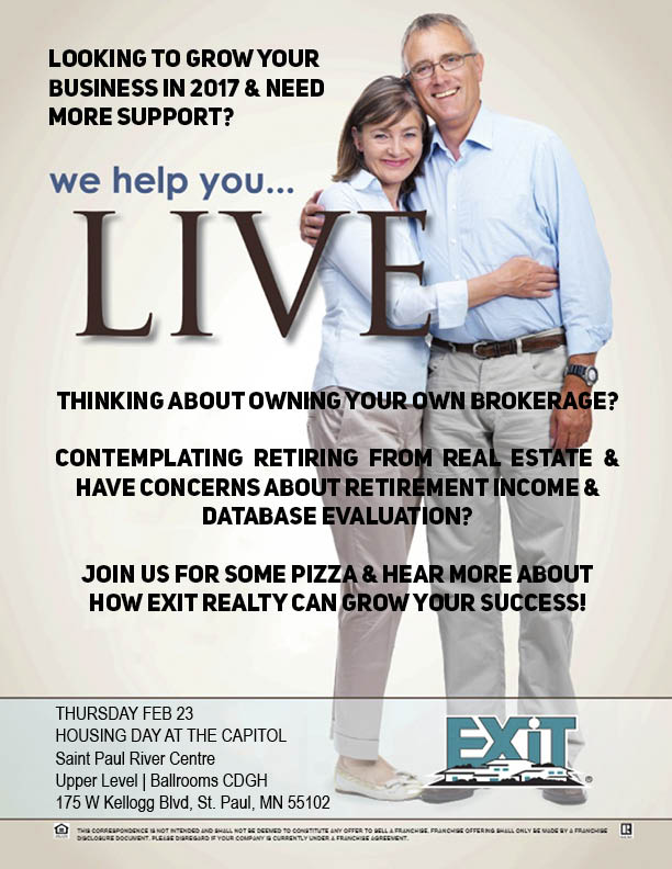 Join EXIT Realty at Housing Day at the Capitol
