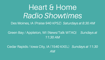 Heart & Home Radio Showtimes