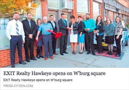 EXIT Realty Hawkeye Welcomes New Office In Williamsburg